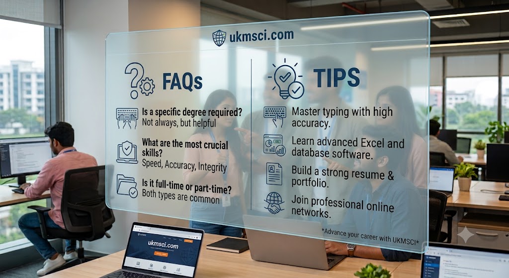 Data Entry Jobs: FAQs and Tips